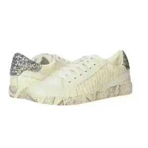 Dolce Vita Nino Women's Snakeskin and Glitter Sneaker, sz 9
